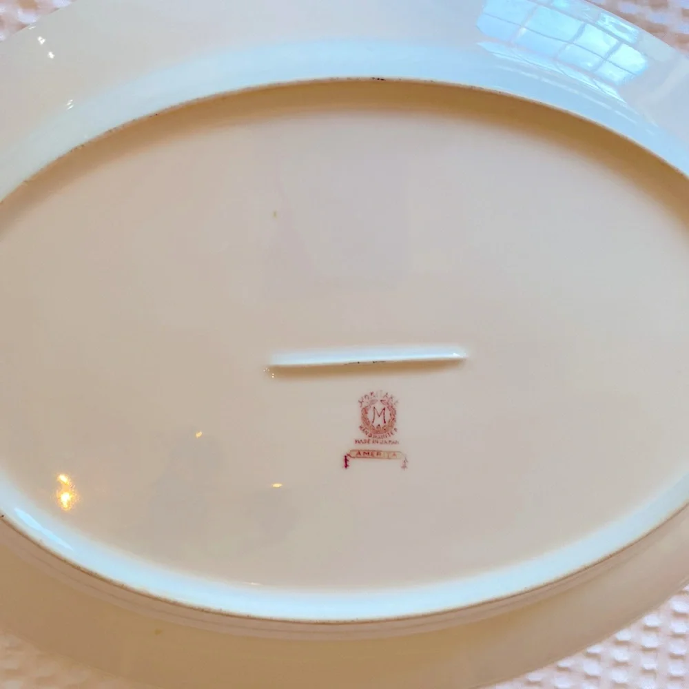 Noritake Platter Amerita Floral 12 inches